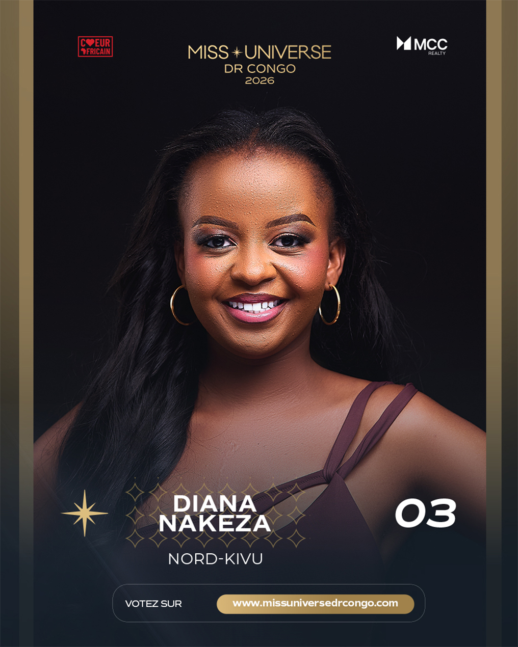 Une Isigienne en lice pour Miss Universe DR Congo 2026 !